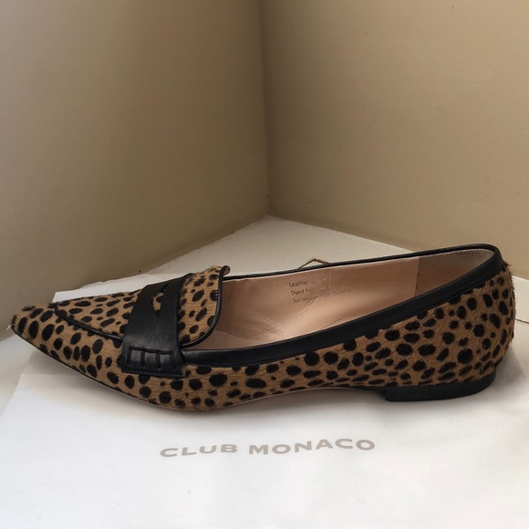 Club Monaco leopard SOPHIE loafer - Picture 2 of 13